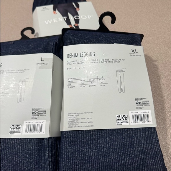 NWT West Loop Denim Legging - Picture 2 of 3